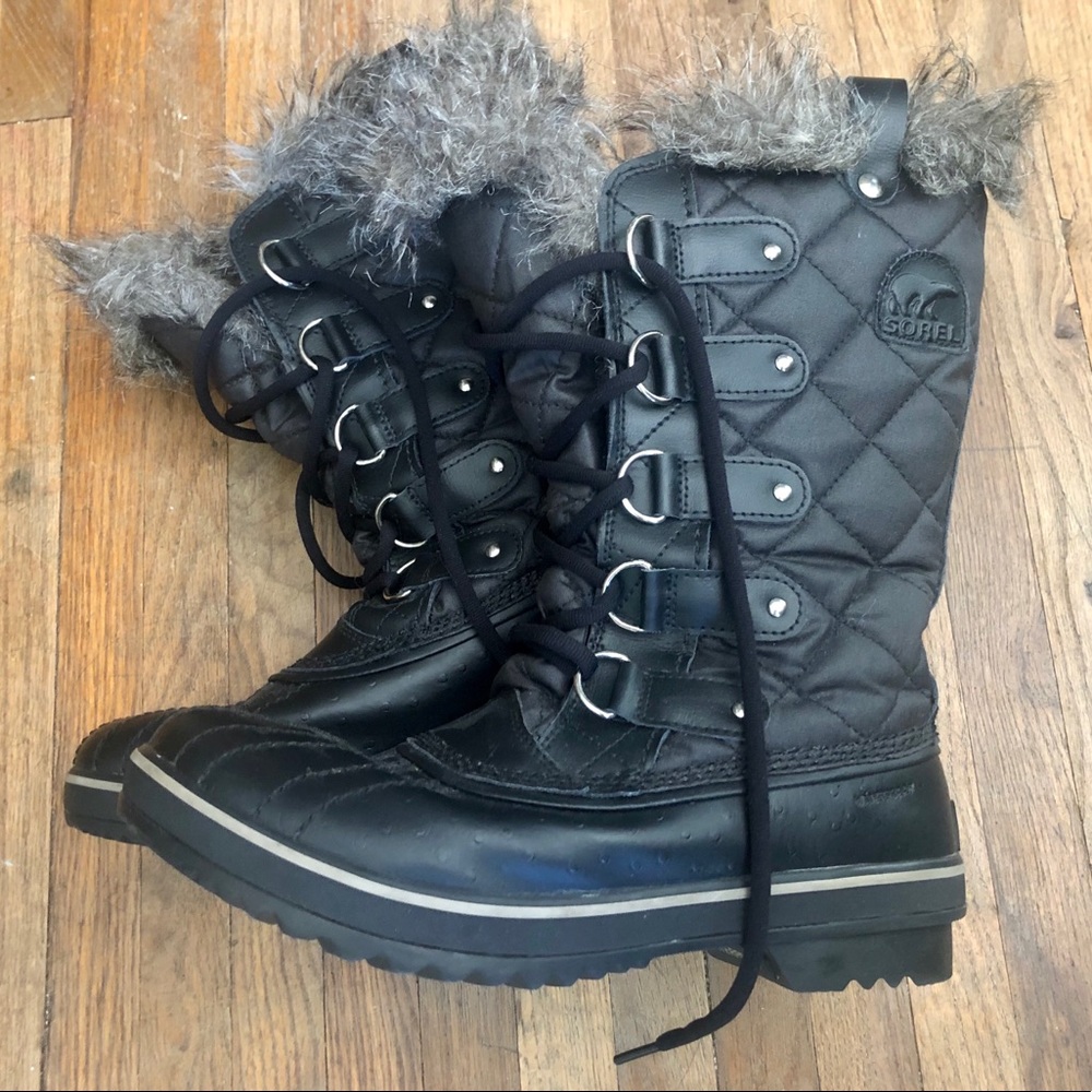 Sorel Joan of Arctic Black Boots Women’s Size 8.5